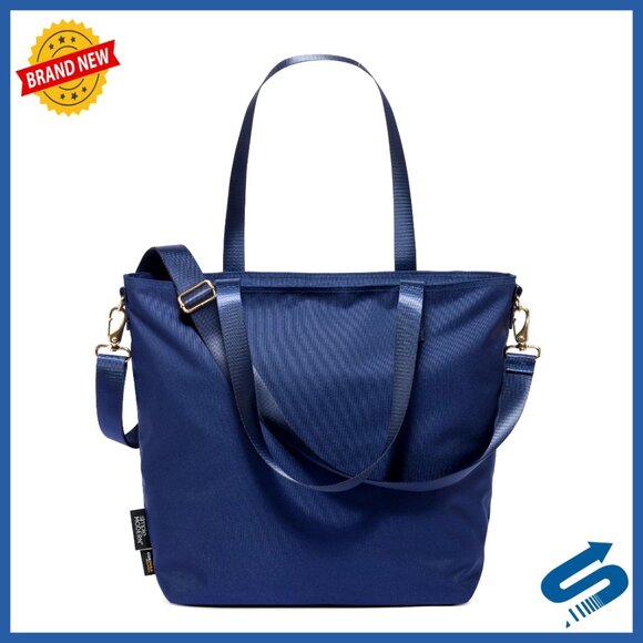 Amazon.com: RAINSMORE Laptop Bag for Women 15.6 Inch PU  Durable Water Resistant Tote Bag with Laptop Sleeve Crossbody Strap Minimal Chic